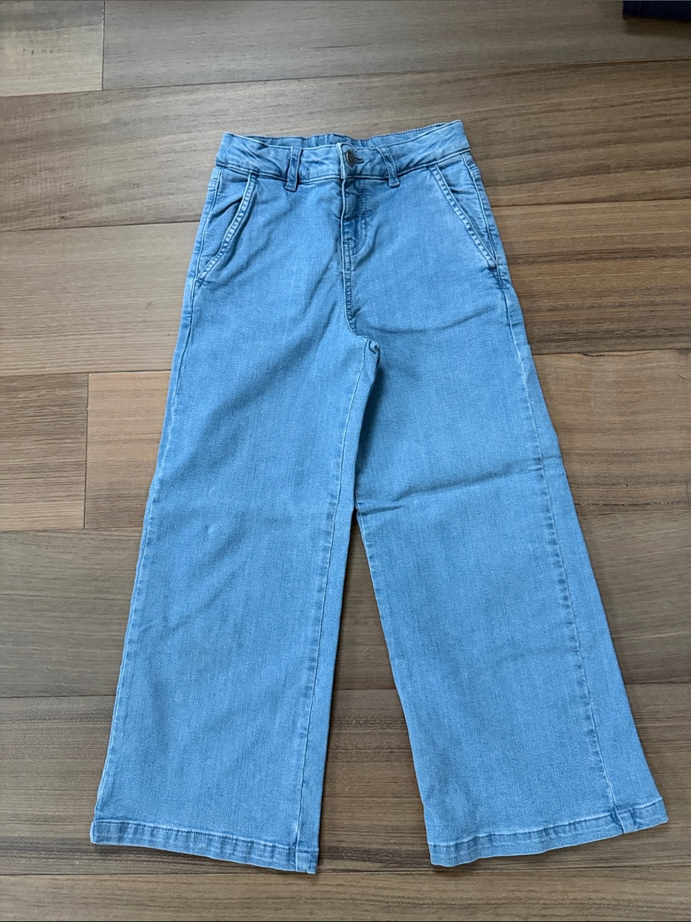 Petit Bateau Light Blue Denim Jeans cropped